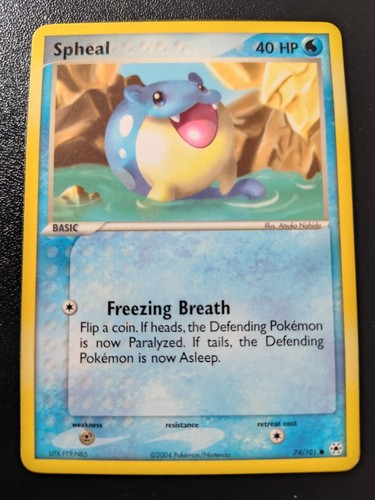 Pokemon hidden legends spheal - pokemon,